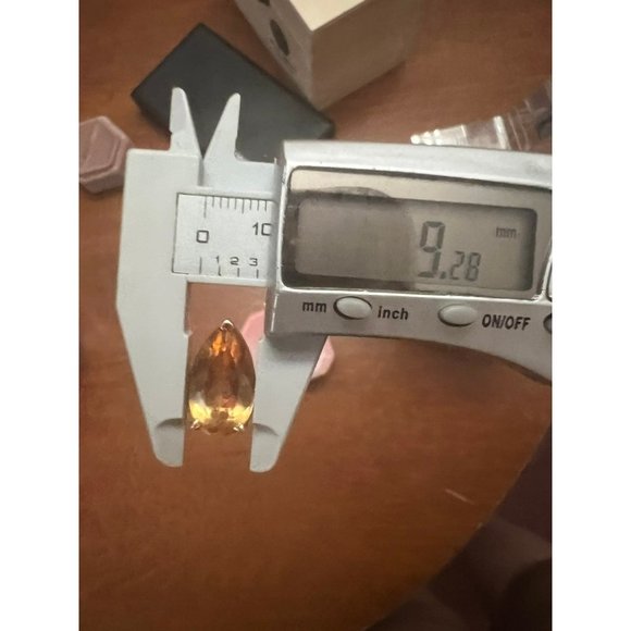 Solid 14k gold genuine 6ctw citrine #072208 - Picture 10 of 11